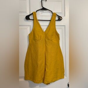 Yellow Sleeveless Dress
